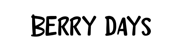 Berry Days  Free Fonts Download