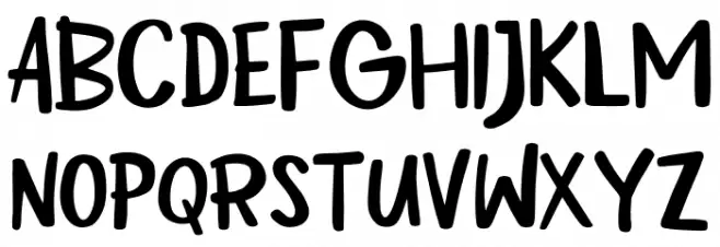 Berry Days Schriftart Groß