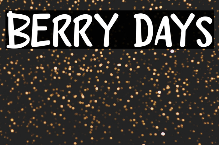 Berry Days Example 3