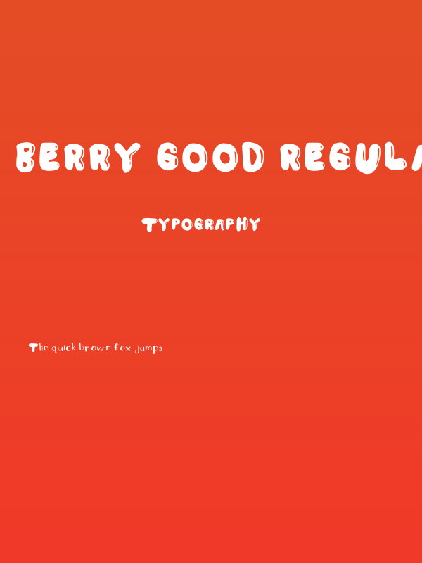 Berry Good Regular Poster