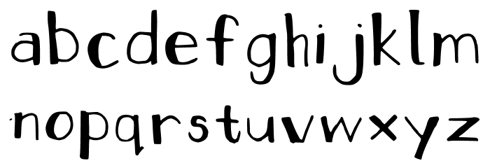 Berry Good Regular Font LOWERCASE