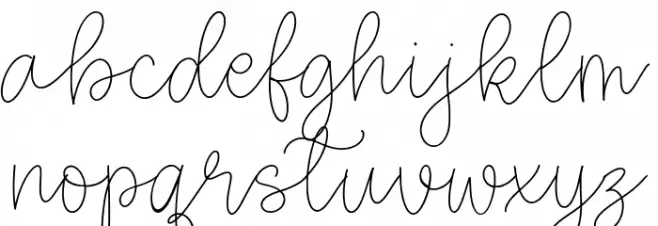 Berry Pastel Font LOWERCASE