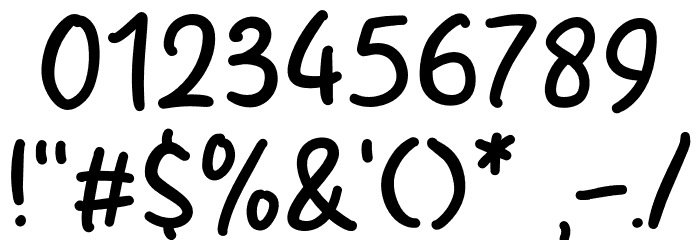 Berry Pearl Font OTHER CHARS