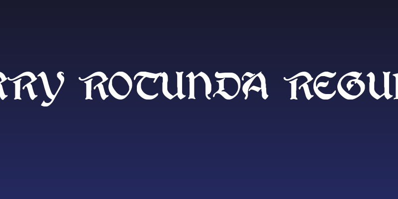 Berry Rotunda Regular Social Header