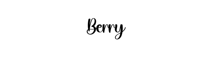 Berry  Free Fonts Download