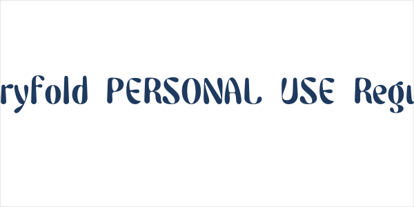 Berryfold PERSONAL USE Regular Logo