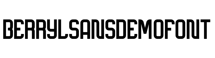 Berryl Sans DEMO font  免费字体下载
