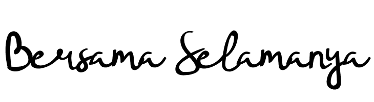 Bersama Selamanya  नि: शुल्क फ़ॉन्ट्स डाउनलोड
