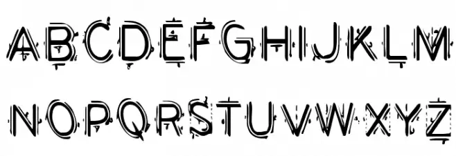Berserker Condensed Schriftart Groß