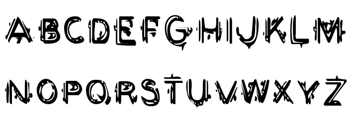 Berserker Condensed Font LOWERCASE