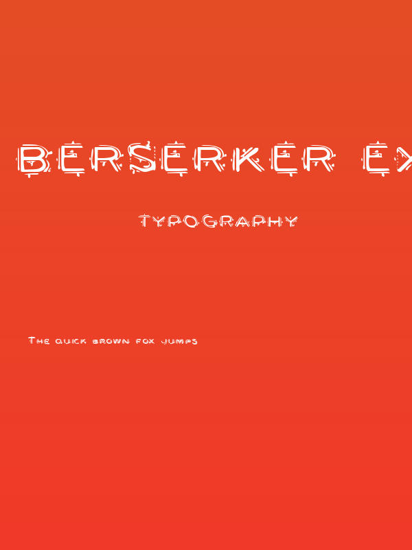Berserker Expanded Poster