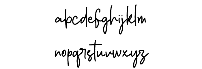 Bersihkan Vector Font LOWERCASE