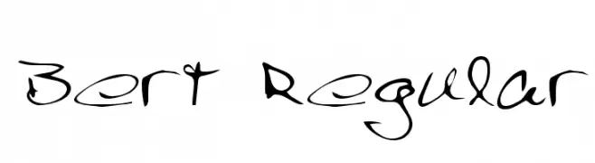 Bert Regular  Free Fonts Download