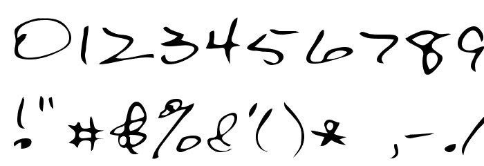Bert Regular Font OTHER CHARS