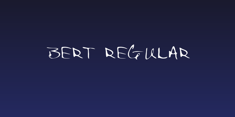 Bert Regular Social Header