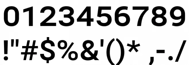 Bert Sans Bold Font OTHER CHARS