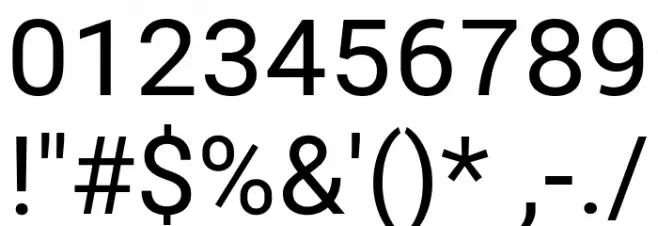 Bert Sans Medium Font OTHER CHARS