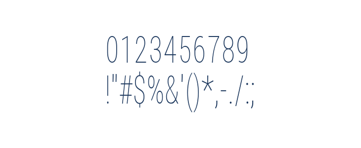 Bert Sans Thin Other Characters