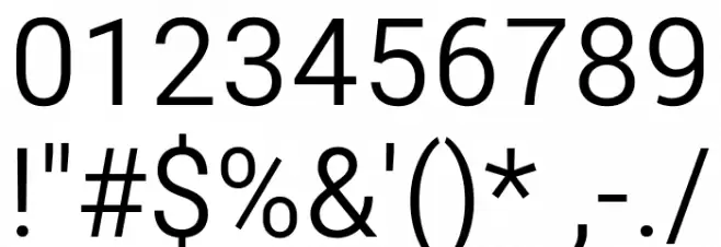 Bert Sans Font OTHER CHARS