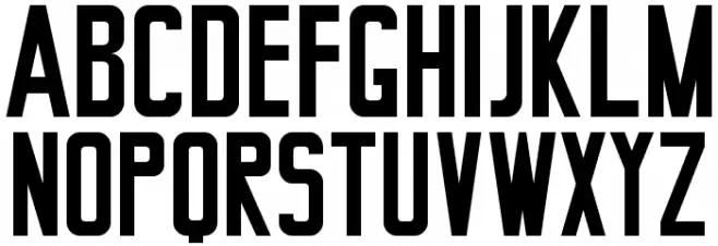 BertaDrug フォント 大文字