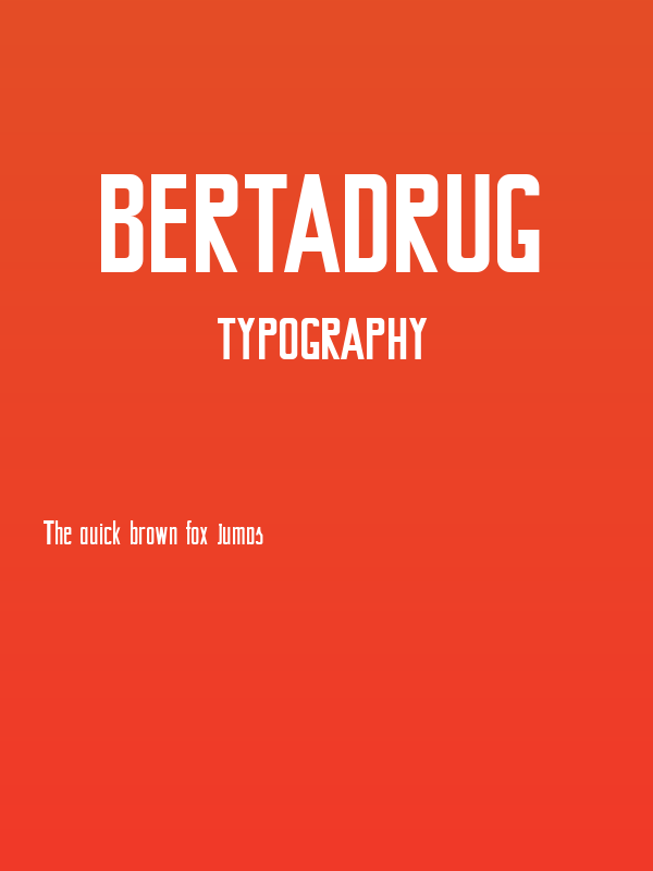 BertaDrug Poster