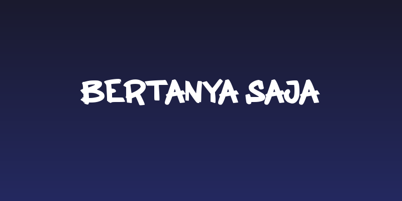 Bertanya Saja Social Header