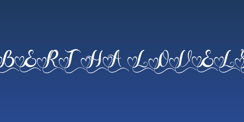 Bertha Lovely Social Header