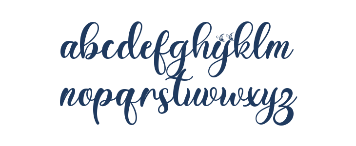 Bertha Lovely Lowercase