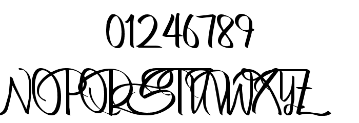 Bertha Regular Font OTHER CHARS
