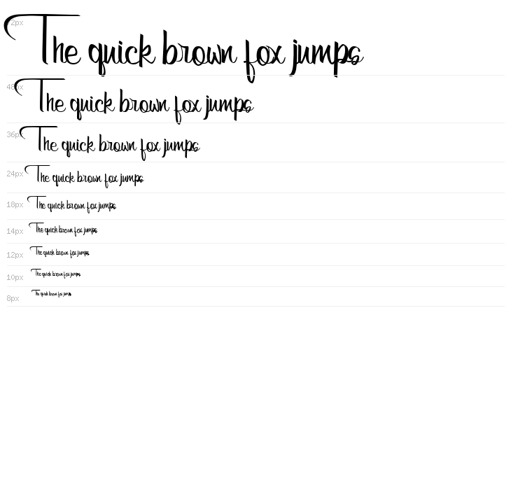 Bertha Regular Waterfall