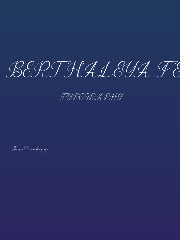Berthaleya Ferbonitze Poster