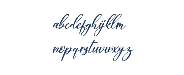 Berthalia Italic Lowercase