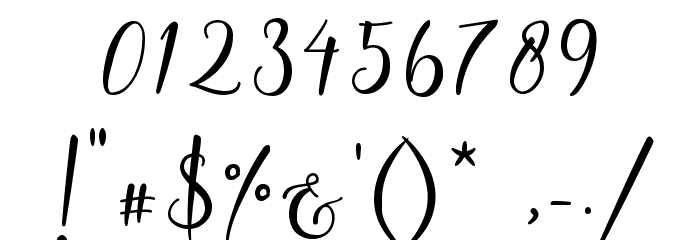 Berthalia Font OTHER CHARS