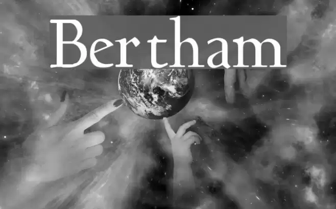 Bertham Schriftart examples