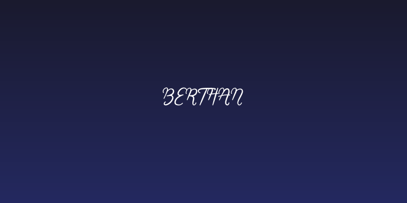 Berthan Social Header
