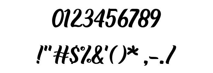 Berthany Font OTHER CHARS