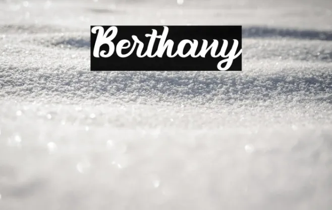 Berthany Example 2