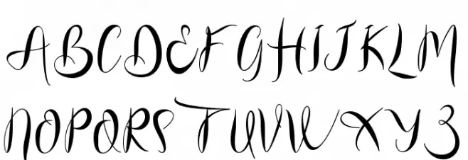 Berthessa - Personal Use Font OTHER CHARS