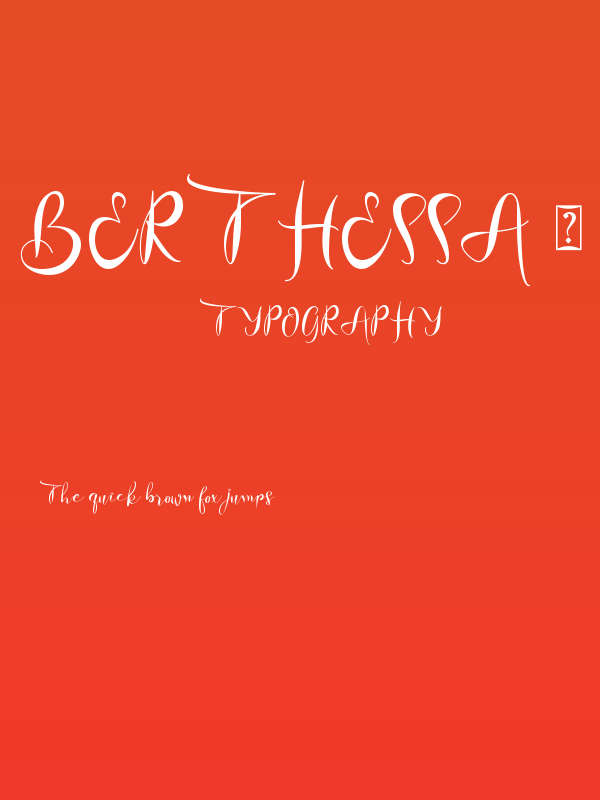 Berthessa - Personal Use Poster