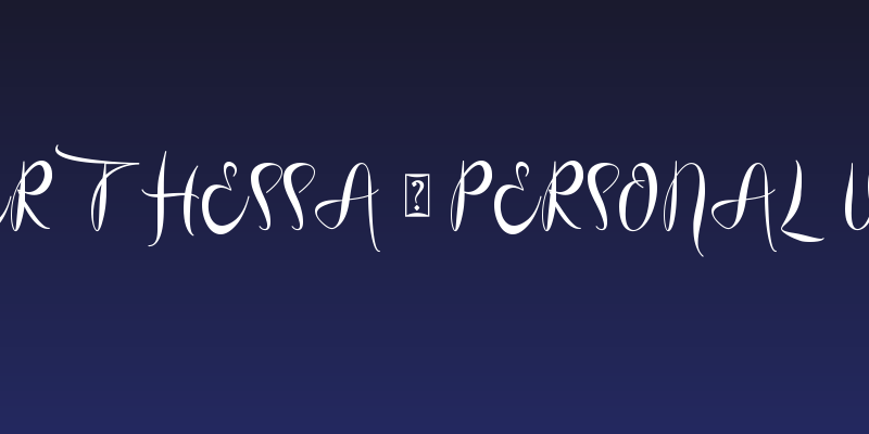 Berthessa - Personal Use Social Header