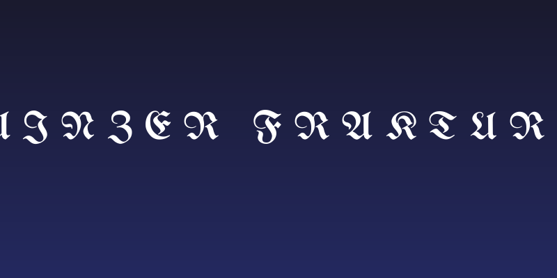 Berthold  Mainzer Fraktur UNZ1A Italic Social Header