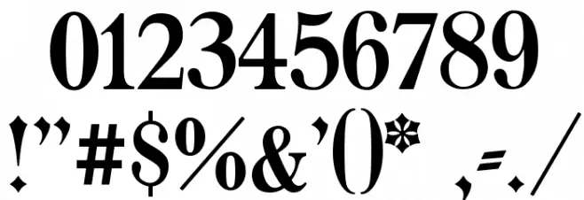 Berthold  Mainzer Fraktur UNZ1A Font OTHER CHARS