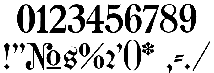 Bertholdr Mainzer Fraktur Font OTHER CHARS