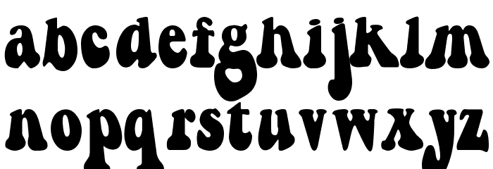 Berthside Font LOWERCASE
