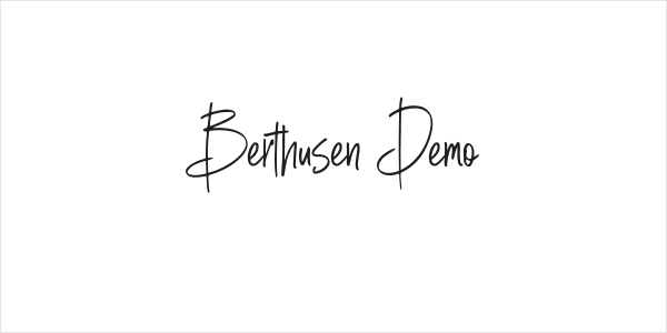 Berthusen Demo Logo