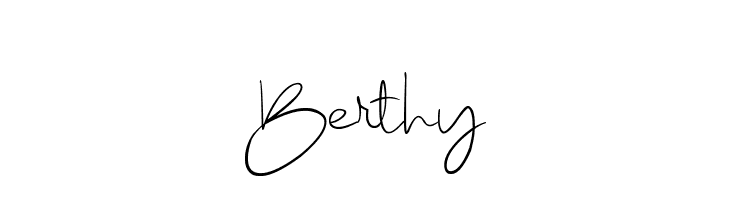 Berthy  フリーフォントのダウンロード