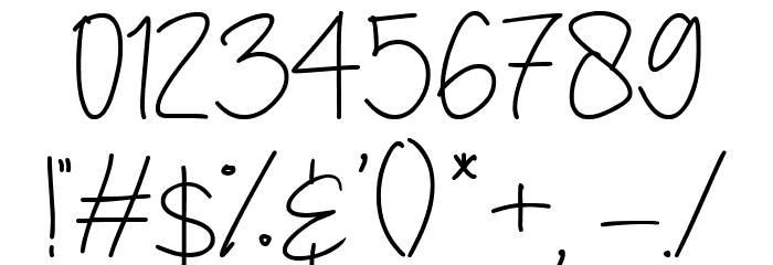 Berthy Font OTHER CHARS