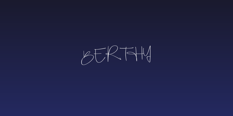 Berthy Social Header
