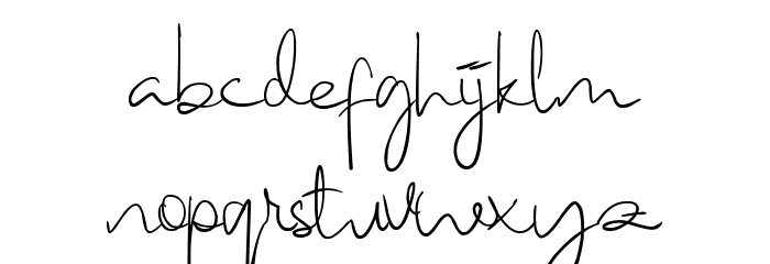 Berthy Font LOWERCASE