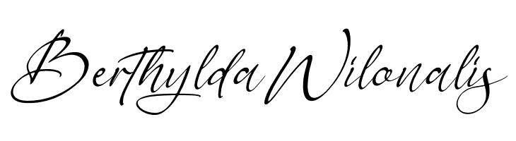 Berthylda Wilonalis  フリーフォントのダウンロード